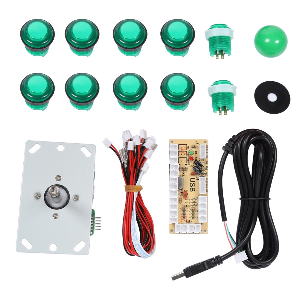 Arcade Buttons For The Ultimate Gaming Experience, Led Arcade Button Illumination Adds Charm To Your Diy Kit, Wear Resistance Ensures Durability 9176269398101