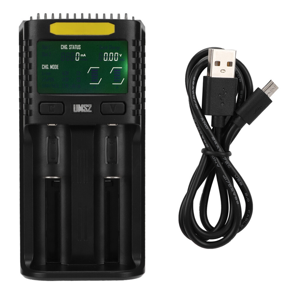 Portable Li-Ion Battery Charger, Intelligent Battery Charger For Rechargeable 18650, 16340, 14500, 20700 Batteries, Usb-C Input, Safety Guarantee 9176269252366