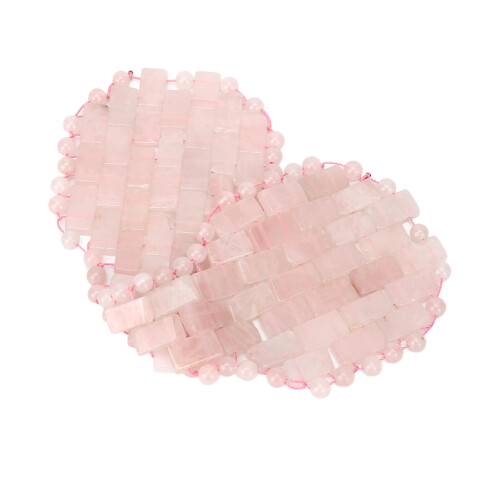 Η μάσκα ματιών Rose Quartz με μασάζ προσώπου και ανακούφιση από την κόπωση των ματιών, 1