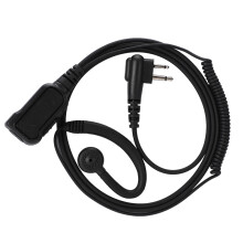 Geräuschunterdrückendes Mikrofon-Ohrhörer-Walkie-Talkie-Headset mit drehbarem Lautsprecher, kompatibel mit Motorola GP2000 und GP2100.