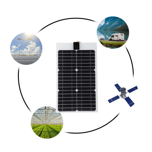 High Efficiency Solar Panel, Solar Panel For Outdoor Use With High Conversion Rate And Reliable Stability Waterproof Polycrystalline Chip Lightweight 1