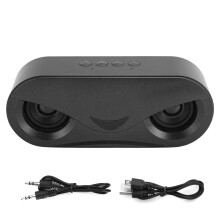 Mini Bluetooth Speaker With Fm Radio Stereo Sound Hands Free Call Support U Disk Built In Battery For Travel Home And Parties