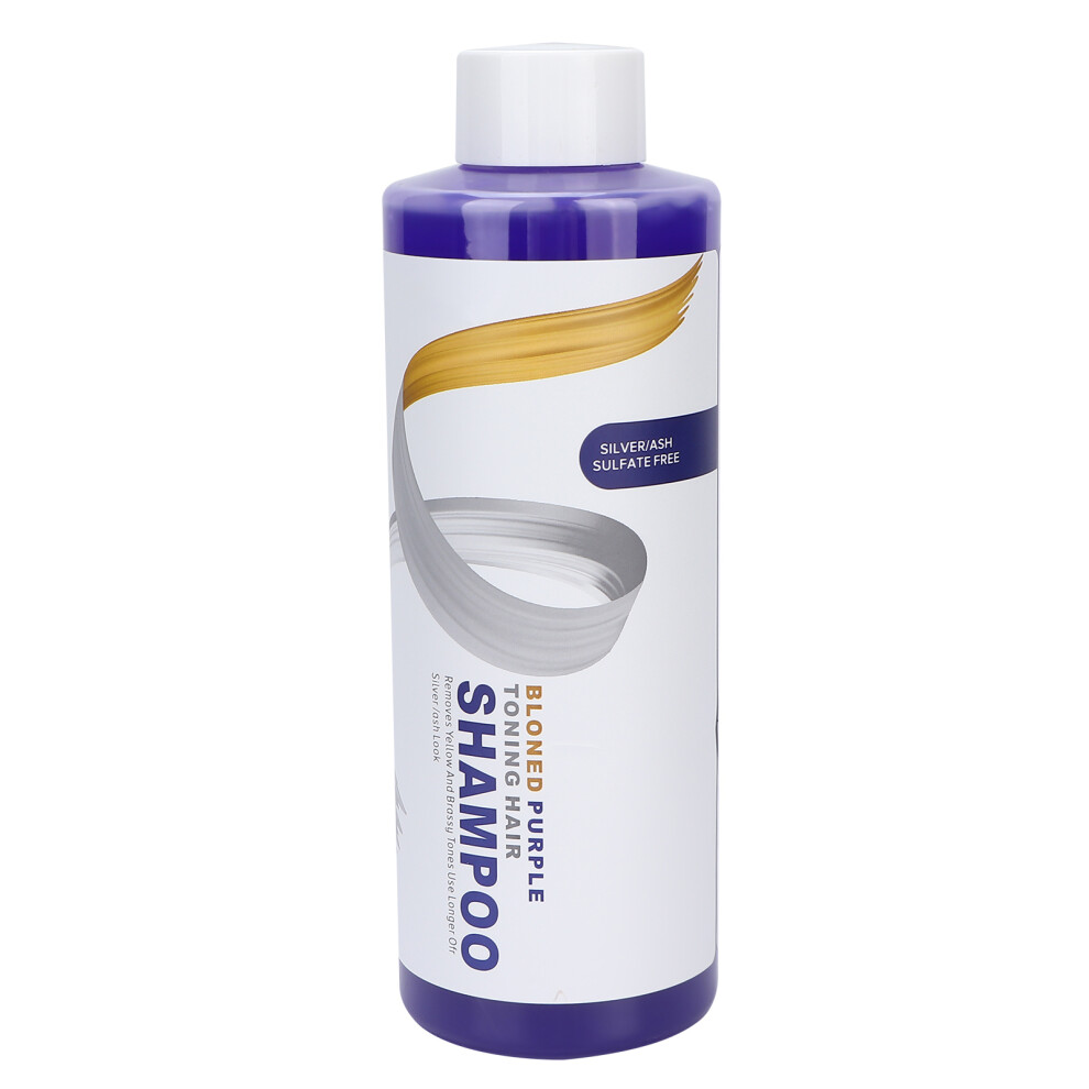 Purple/Gray Tone Correcting Shampoo For Eliminates Brassiness, Brightening Shampoo That Revitalizes Hair With Nourishing Formula And Offers Lustrous