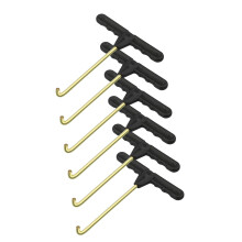 6pcs Heavy Type Trampolines Spring Hook Stainless Steel Spring Pullers Tool Universal Fit For Secure Quick Assembly