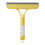 Handheld Shower Squeegee SprayEnabled Bathroom Scraper For Mirrors, Windshield, Ergonomic EasyGrip, Yellow Wide Blade 1