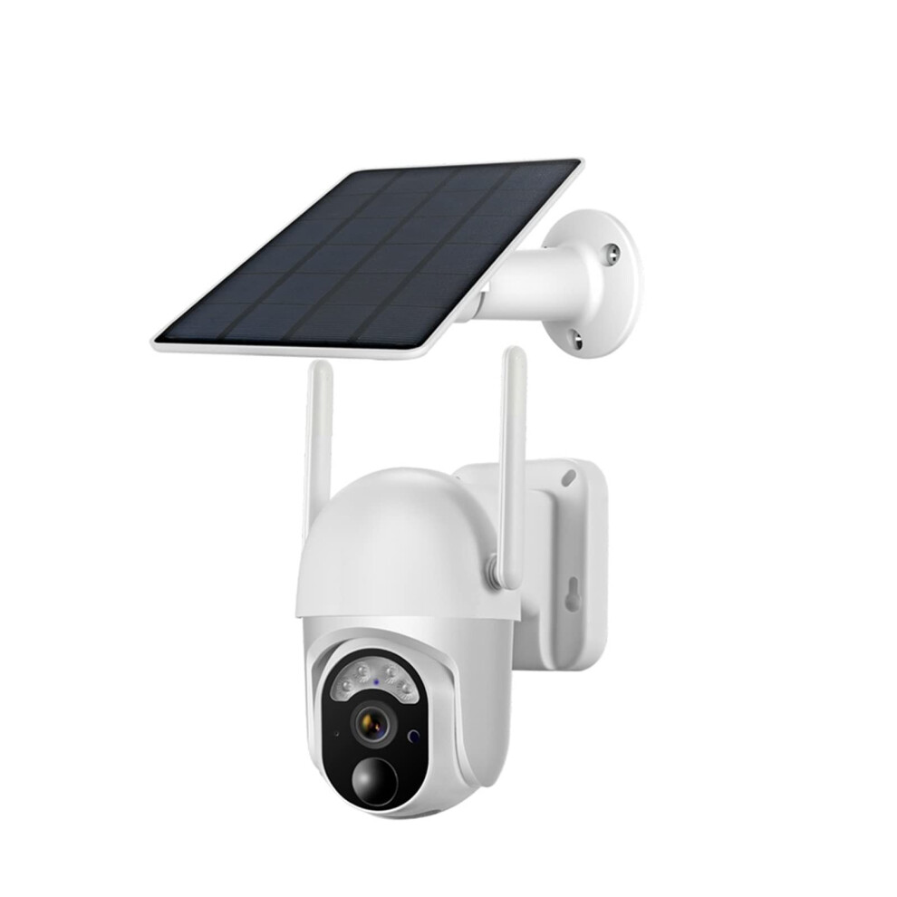 Solar Security Camera 3Mp Wifi Ptz Outdoor Battery Ip Camera 7800Mah Solar Powered 3.5W Waterproof Color Light 9094768780657