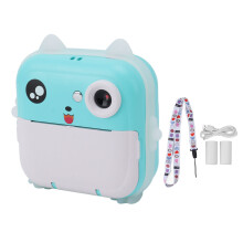 Direct printcamera voor kinderen, leuke opnamefuncties met thermische print, krachtige kindercamera voor kinderen van 3-12 jaar, multifunctioneel met