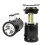 LED Camping Lantern Foldable With Hook and Handle Attachment Adjustable Brightness Emergency Light for Survival Black 1