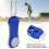Golf Fork Divot Repair Spring Tool Pitchfork Cleaner for Putting Green Blue 3