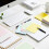 Amazon Basics A6 Ruled Index Cards, Assorted Neon Colours (Pack of 200) 5