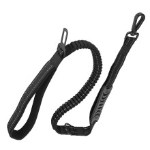 Haustier-Sicherheitsautositzgurt Nylon-Leine Schwarz 105cm Tier-Zug- und Reiseleine