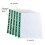 SUMMIT Punched Poly Pockets A4, Glass Clear, 100 Plastic Wallets 3