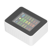 Moniteur de qualité de l'air WiFi 9-en-1, écran LCD couleur, testeur intérieur