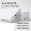 Value Plus A4 70gsm Copier Paper Multipurpose Printer Paper 5 Reams 2500 Sheets 2
