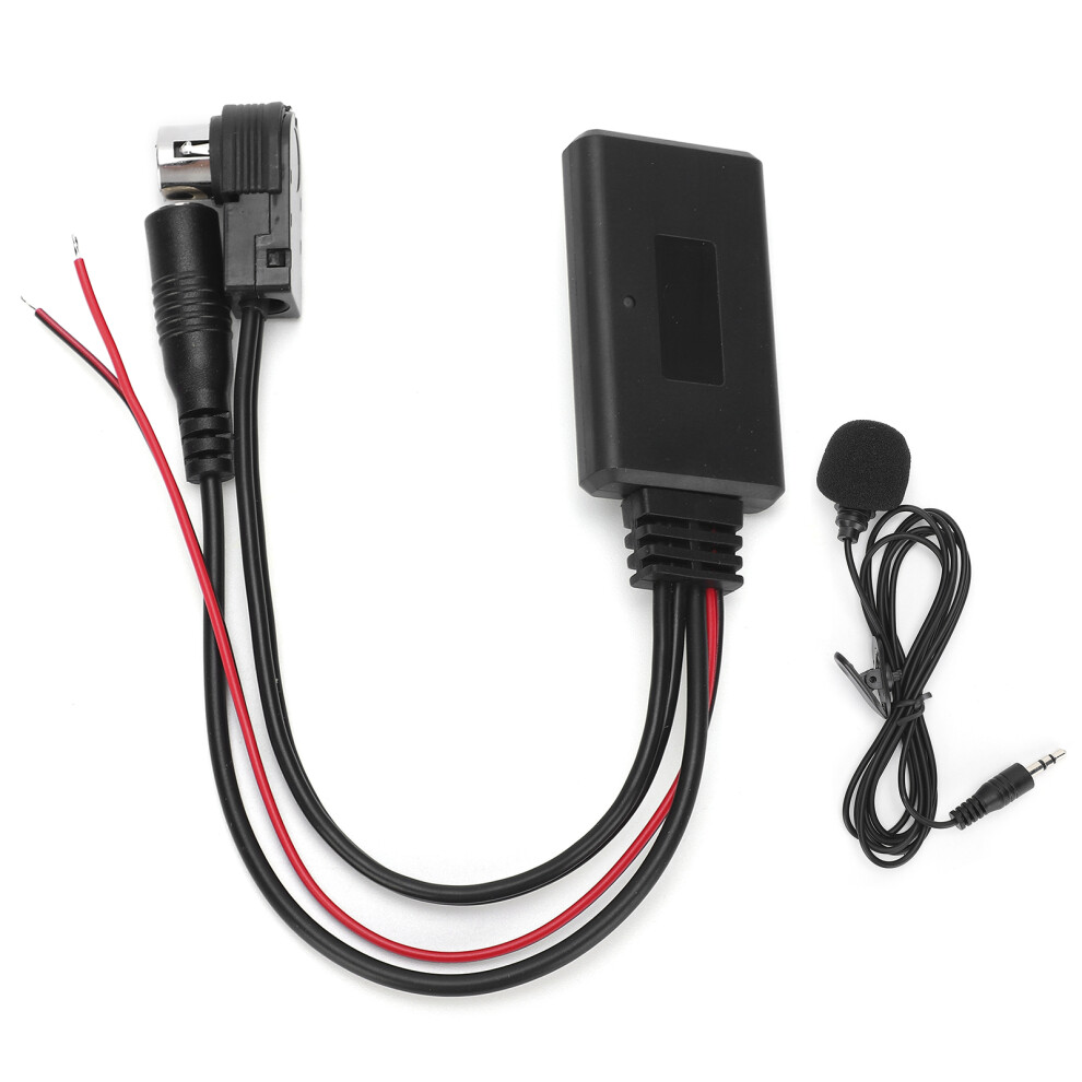 Car Bluetooth Module With Aux Cable For Audio Playback, Professional Design Supports Handsfree Calling Compatible With Jvc Alpine Unilink Easy 9175034368516