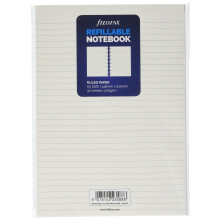 Filofax A5 Ruled Notes for Refillable Notebook - White, 152008