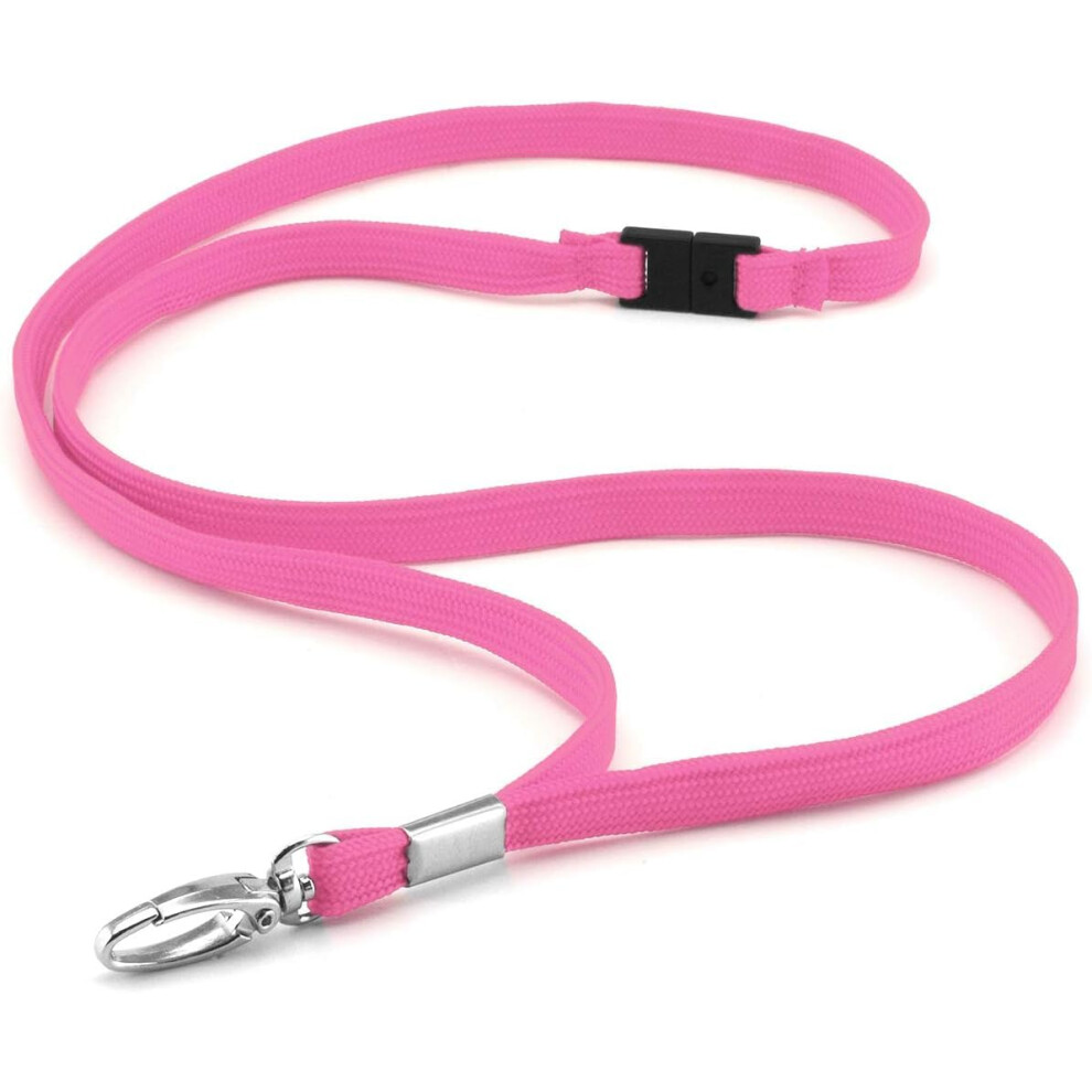 Sharpie Ckb Ltd Premium Lanyards With Breakaway And Swivel Metal Clip For Id Card Holder Lany Pink