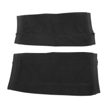 Unisex Elastische Atmungsaktive Kompressionsarmhülle 2XL/3XL Schwarz/Silber