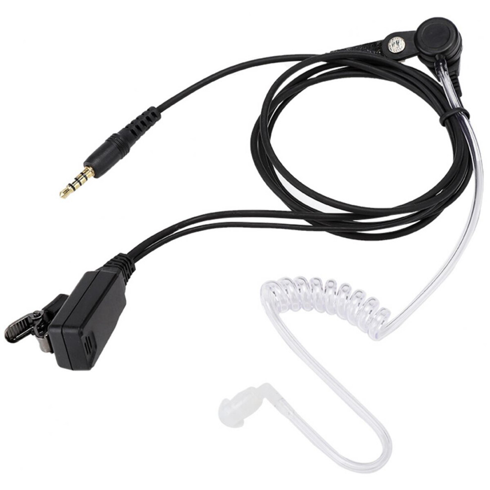 Push To Talk Headset With Radiation Reduction Of Over 1000X And Rotating Ear Hook For Enhanced Communication Clarity In Noisy Environments 9012494947809