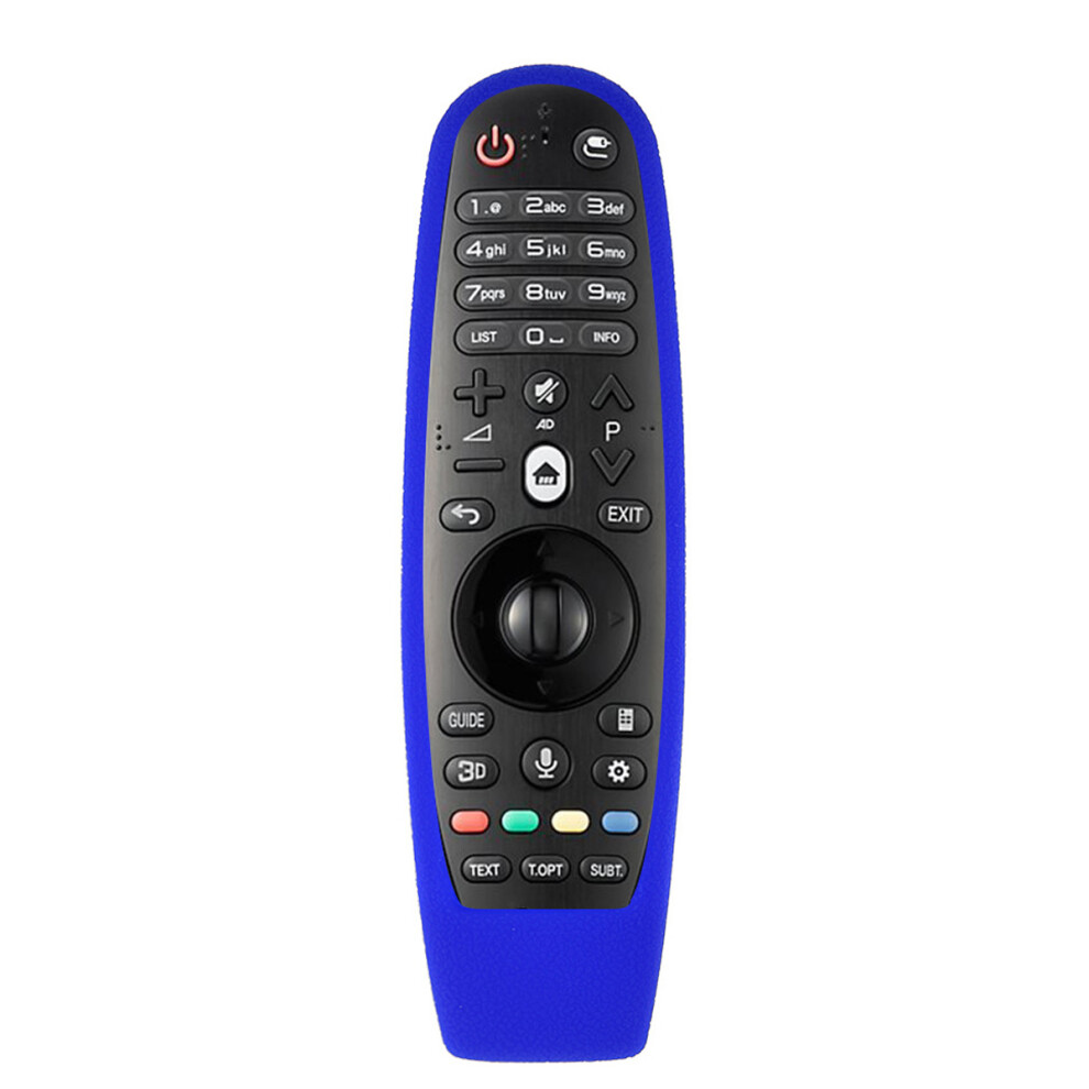 Glow In The Remote Cover For Lg Magic Tv, Protective Sleeve With Sand Texture And Signal Permeable Design, Full Access Silicone Case For An Mr600 Dark 9012494797947