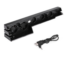 Cooler externo para PS4, ventoinha com controle de temperatura turbo e modo automático, design silencioso e sistema de proteção contra poeira para