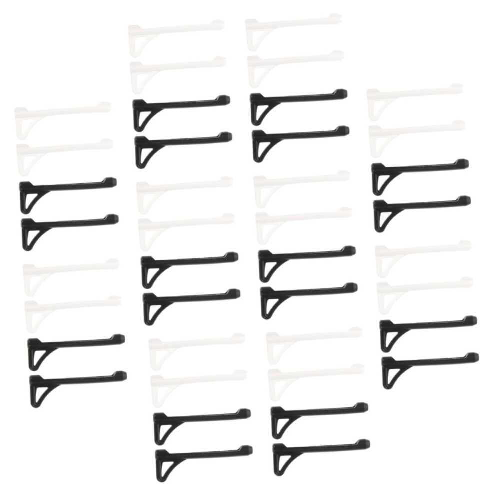Silicone Non Slip Glasses Retainers For Eyeglasses And Sunglasses 20 Pairs Pack Ear Grips Skid Temple Tips Frames