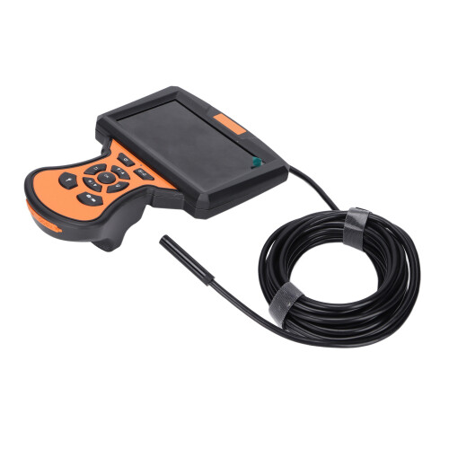 Caméra endoscopique avec éclairage, endoscope HD, éclairage LED réglable, caméra serpent semi-rigide étanche IP67, outil d'inspection pour 1