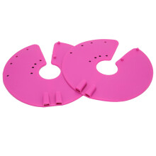 2 pezzi di elettrodi in silicone per torace 15,5 cm / 6,1 in