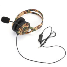 Gaming Headset med ét øre Komfortabelt og let gaming headset Lydkontrolpude Iltfri kobbertråd Multifunktionel til kontor, forretning online