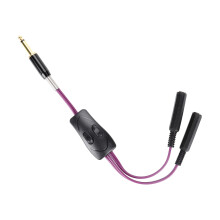 Pozlátený konektor, mikrofónny audio adaptér, stereo zvuková podpora, práca s PC notebookom, prémiové materiály, 3,5 mm adaptér pre