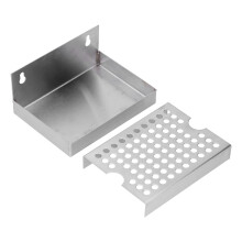 Stainless Steel Beer Drip Tray for Homebrew Kegging, 15.4x11.2cm
