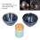 Ceramic Kung Fu Tea Set with Canister and Cups, Gift-Ready 4