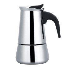 Stovetop Espresso Maker Stainless Steel 450ml Moka Pot for Home Camping Travel Fast Brewing