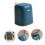 Waste Container Lid PushType Office Bin, EasyLift Handle, Stacking Trash Can For Desktop Living 5