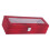 6 Slot Watch Storage Box PU Leather Rectangular Case Wine Red Organizer 8
