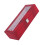 6 Slot Watch Storage Box PU Leather Rectangular Case Wine Red Organizer 11