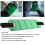 Waterproof Elderly Transfer Belt 165x34cm Green Bedridden Aid 4