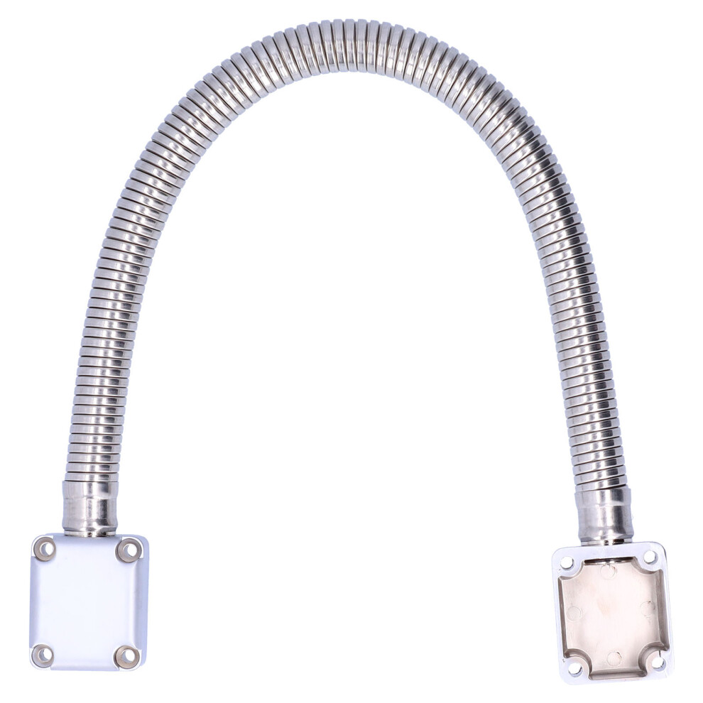 Stainless Steel Door Loop Exposed Mounting Access Control Cable Line Protector Defender Armored Wire Duct With Elastic Flexibility Quick Setup For 9138057788198