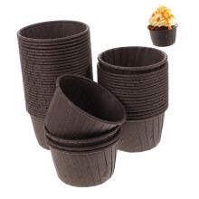 Grease Paper Cupcake Wrappers 50 Pcs Muffin Cups Aluminum Foil Edging Baking Cups For Cupcakes Household Party Baking
