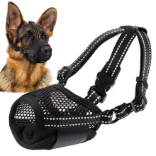 Dog Muzzle Soft Mesh For All Sizes, Breathable Adjustable For Chewing And Grooming, Chihuahua Poodle Husky Labrador