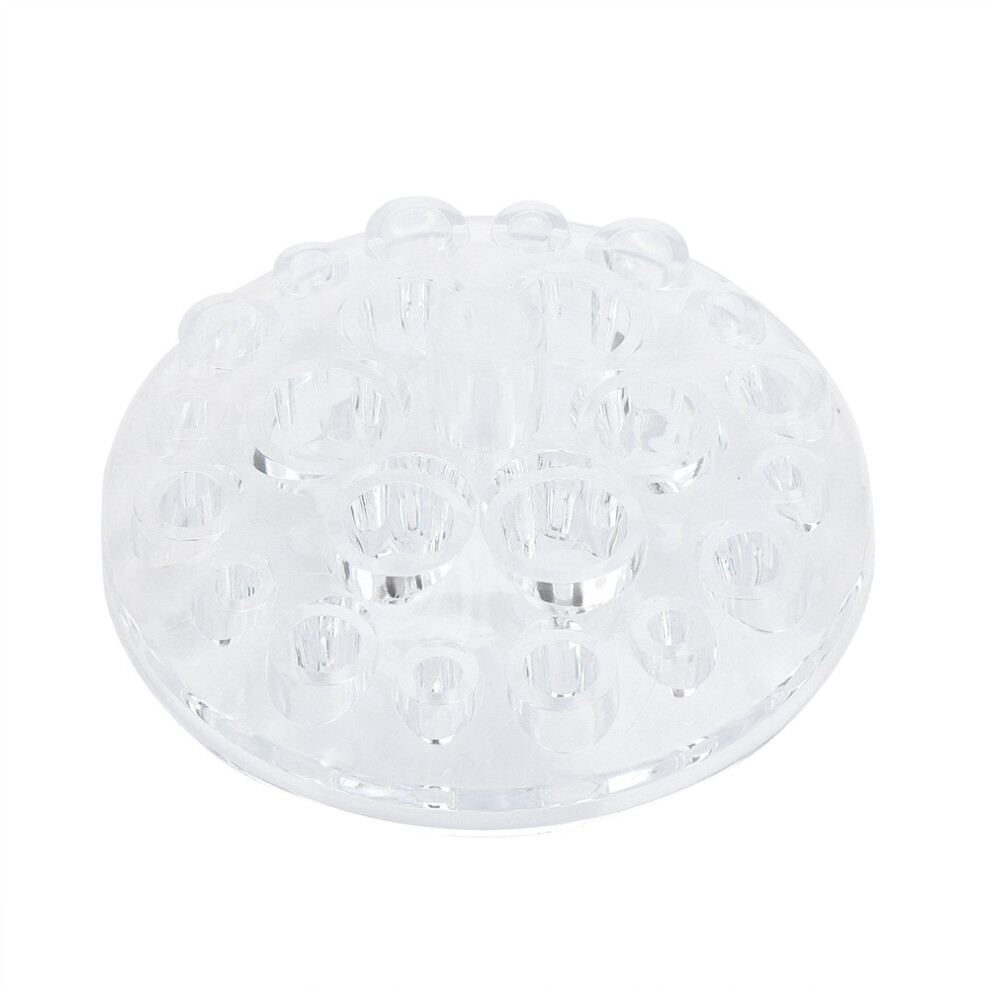 Ink Cup Holder with Adjustable for Multiple Cup Sizes, Pigment Cup Holder Stand Featuring Transparent Acrylic Material, Firm and Stable Design, Easy