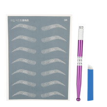 14-pinové čepele pre sadu na mikrobladenie, manuálne tetovacie pero na mikrobladenie, pigmentové atramentové kelímky, flexibilná cvičebná