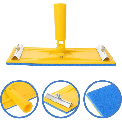 Rotatable Telescopic Pole Sanding Block Holder Woodworking And Drywall Self Adhesive Corner Sanding Plastic Construction 2