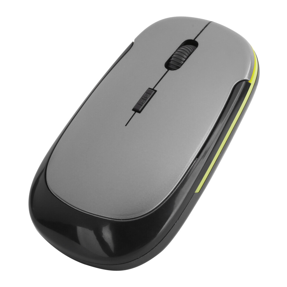 2.4G Wireless Optical Mouse 1600Dpi Usb Receiver Notebook Accessory Silver/Gray 3361378860205