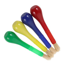 4pcs Kids Paint Brushes with Soft Bristles Plastic Handle for Children Art Craft Drawing