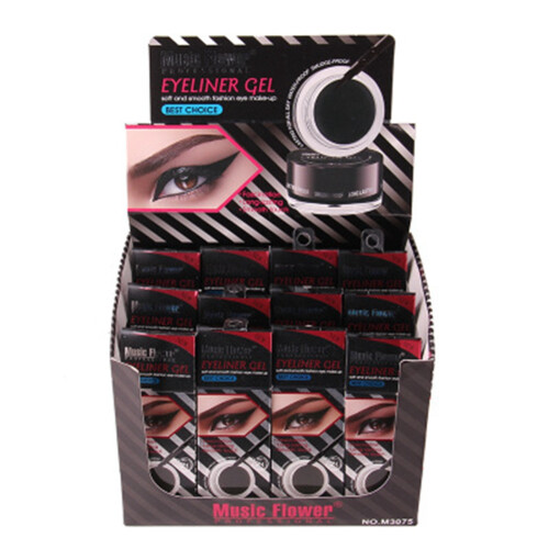 Eyeliner: Υψηλής χρώσης, υφή τζελ, για έντονο, διαρκές χρώμα (6 ζευγάρια) Αδιάβροχο 2