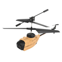 Remote Control Helicopter 4K Dual Camera, Obstacle Avoidance 25x4x11cm Yellow