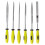 Nadelfeile-Set, Modellbau, flach, halbrund, 1