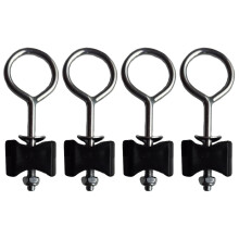 Circle Screw Trampoline Screws 4Piece Set, Stainless Steel, Universal Fit, Compatible With Most Trampolines