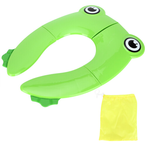 Coussin de siège de pot pliable - antidérapant - vert - 25,5 x 35 cm 1